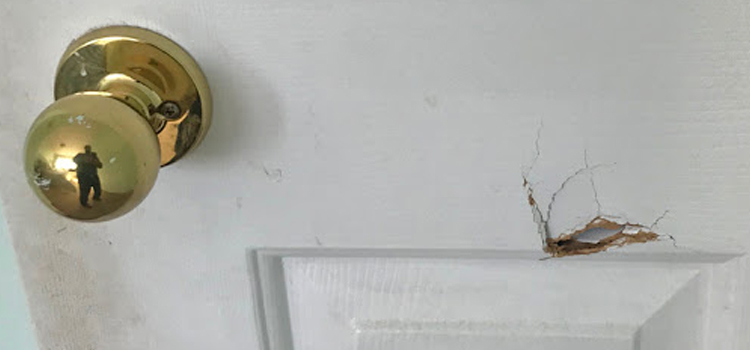 interior door hole repair Carson